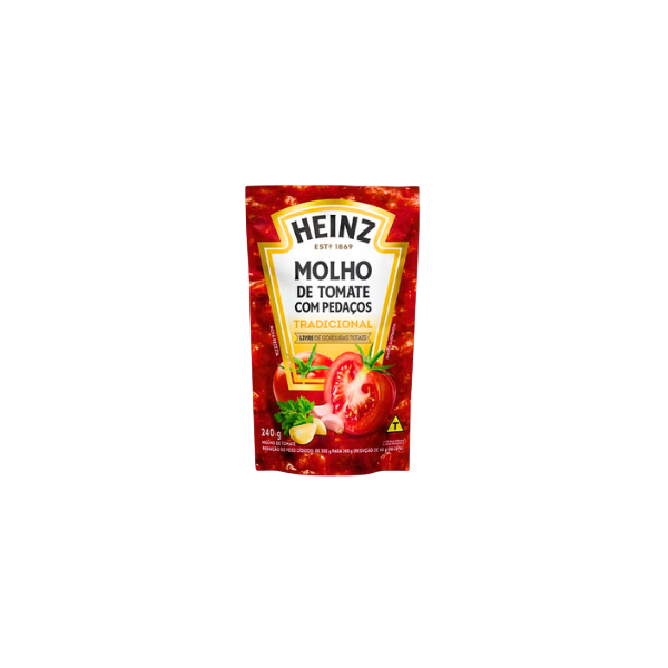 Molho de Tomate Heinz Tradicional Sc 240g