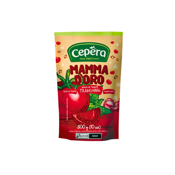 Molho De Tomate Mammad'oro Cepera 300g