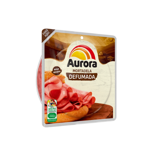 Mortadela Aurora Defumada Fatiada 180 g
