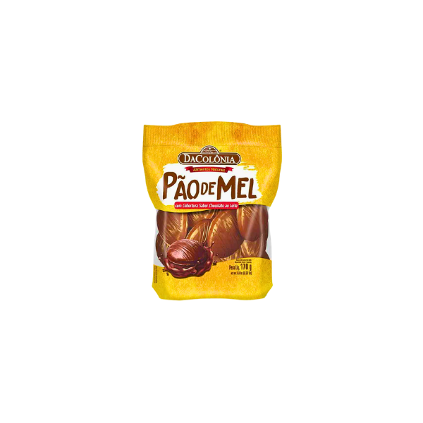 Pão De Mel Dacolônia Cobertura Chocolste 170g