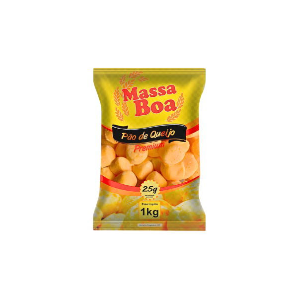 Pão de Queijo Congelado Massa Boa 1kg