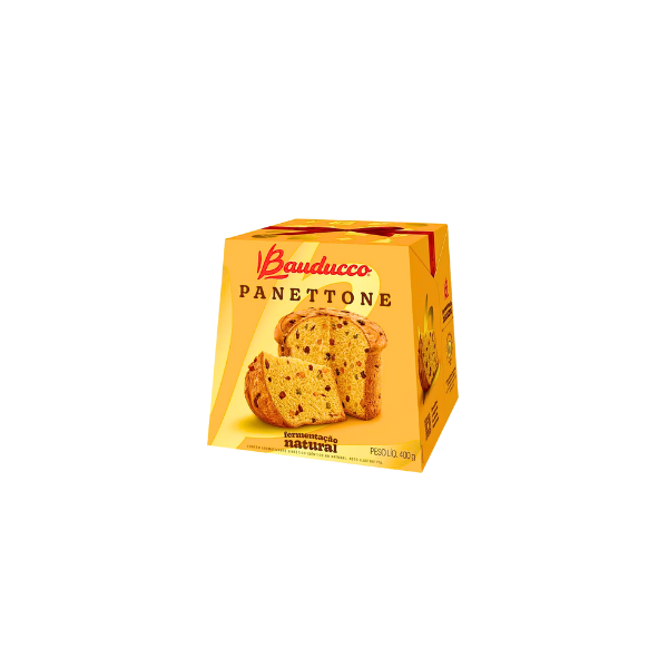 Panetone Frutas Bauducco Cx 400g