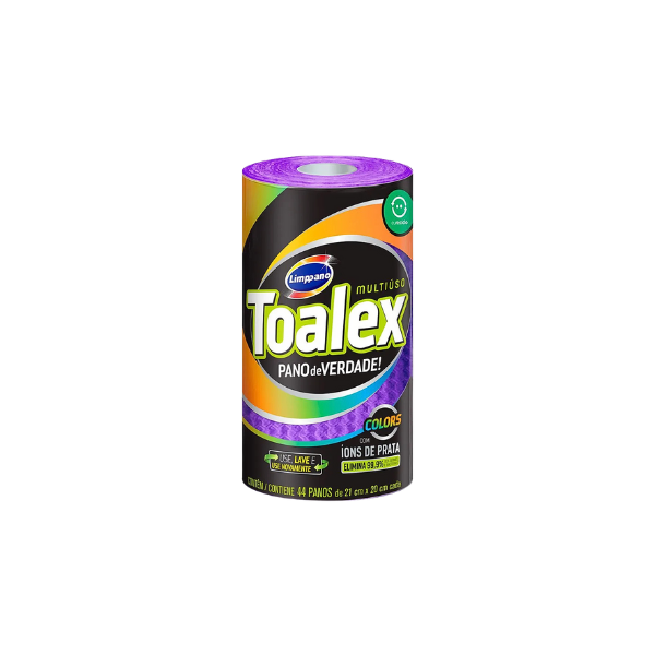 Pano Multiuso Toalex Limppano C/44 Roxo