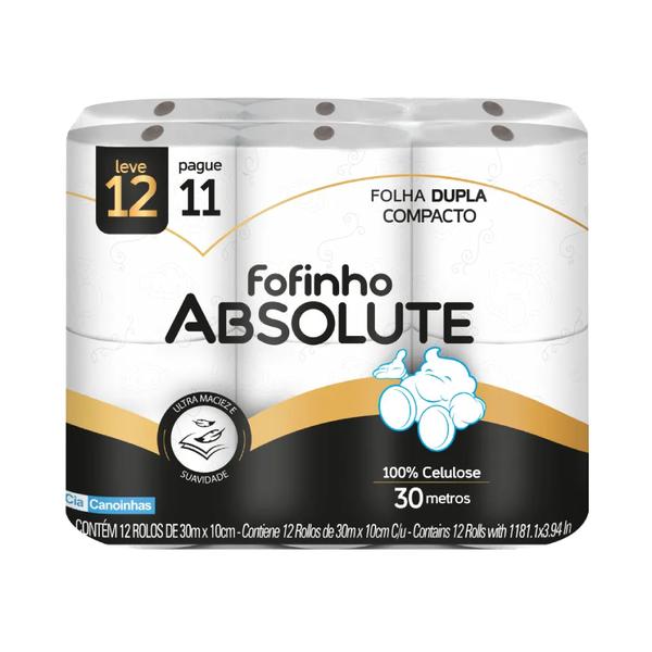 Papel Higiênico Absolute Fofinho 30m C/12