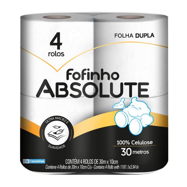 Papel Hig Fofinho 30m C/ 4