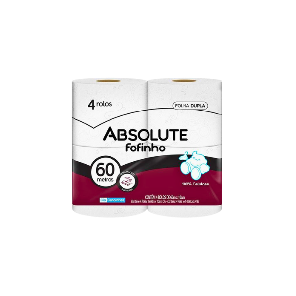 Papel Hig Fd Fofinho Absolute C/4