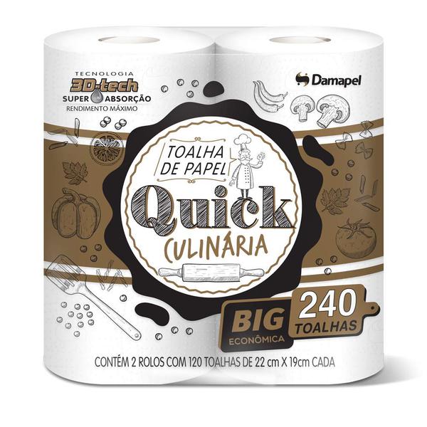 Papel Toalha Quick Damapel 240fls