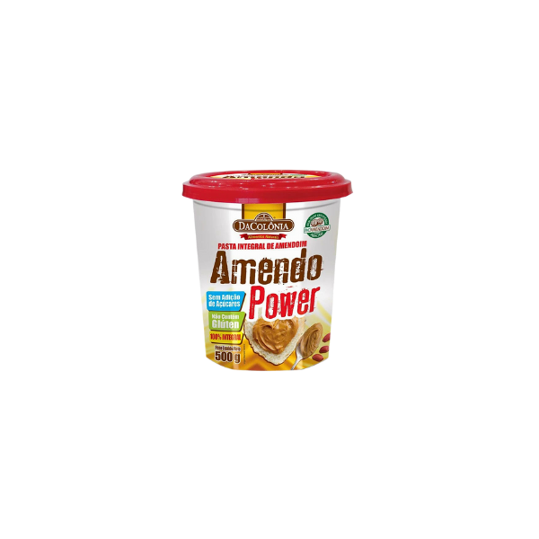 Pasta de Amendoim Amendo Power Integral 500g