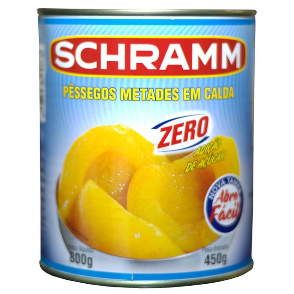 Pessego Calda Zero Acucar Schramm 450g