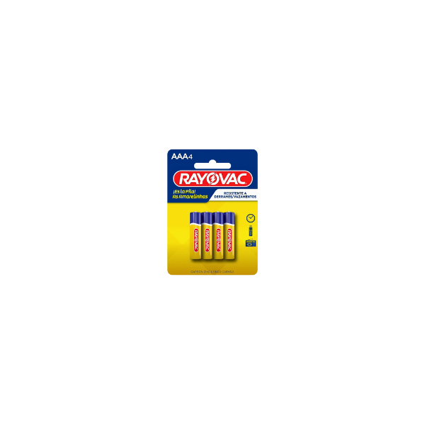 Pilha Aaa Rayovac C/ 4