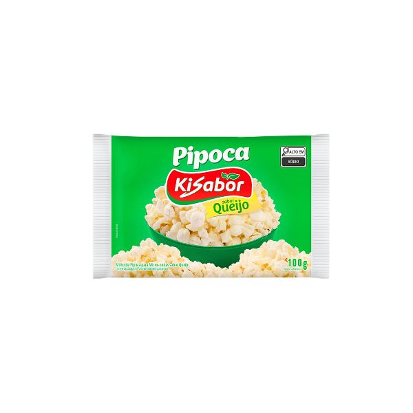 Pipoca Micro-ondas Kisabor Queijo 100g