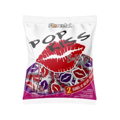 Pirulito Beija Mais Pop Kiss 120g