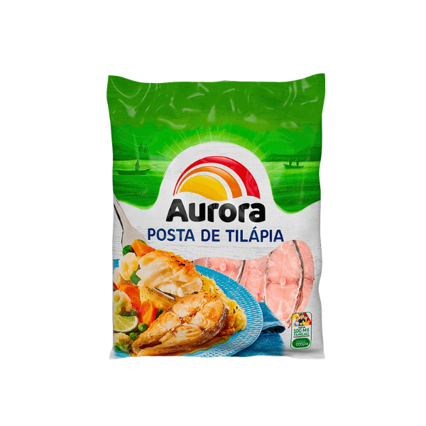 Posta de Tilápia Aurora 800g