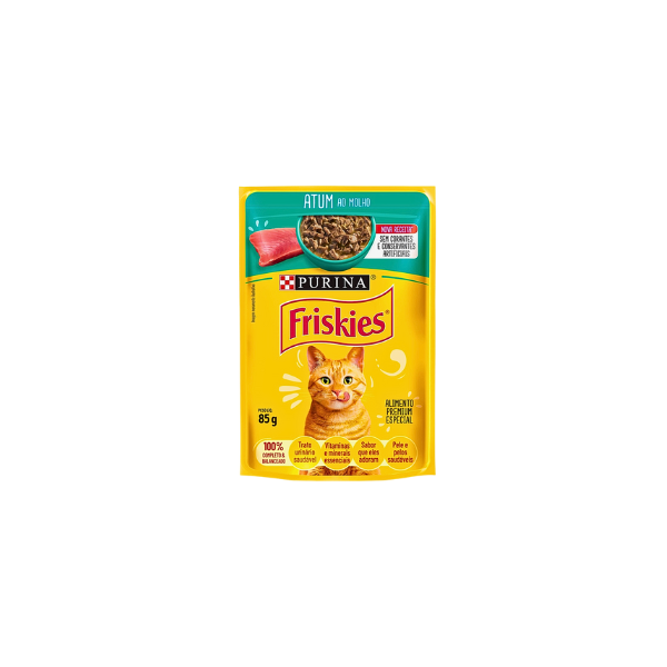 Sachê para Gato Purina Friskies Atum ao Molho 85g