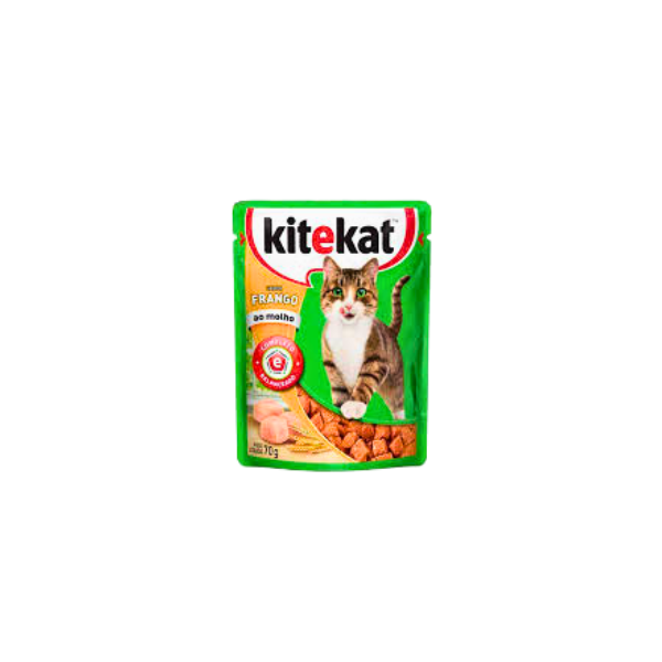 Ração Para Gato Frango ao Molho Kitekat Sache 70g