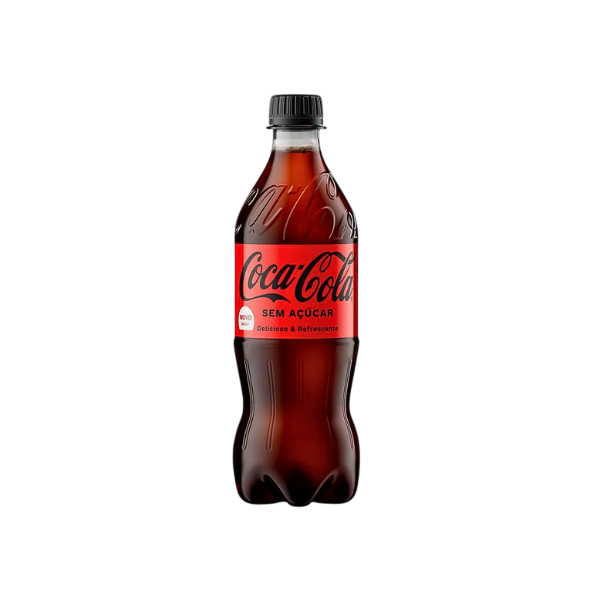 Refrigerante Coca Cola Zero Pet 600ml