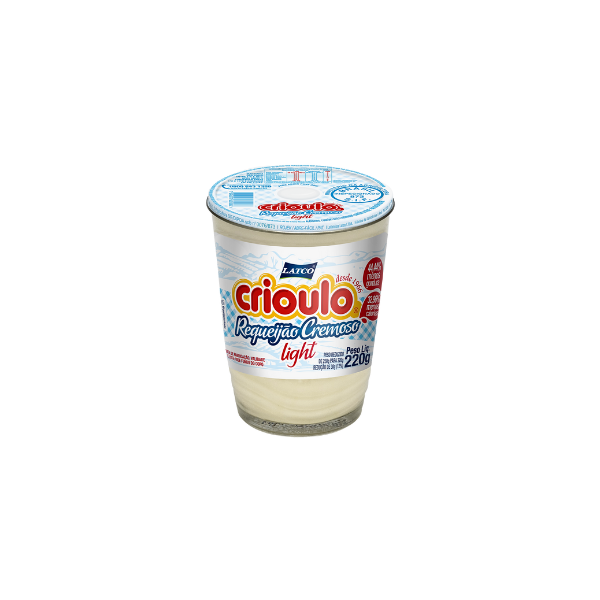 Requeijão Cremoso Crioulo Light 220g