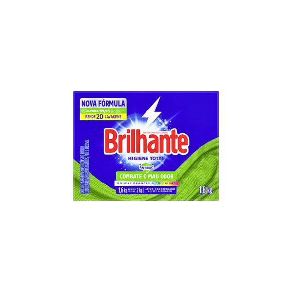 Sabão em Pó Brilhante Caixa Higiene Total