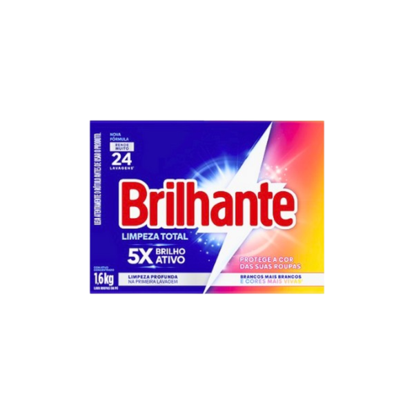 Sabão em Pó Brilhante Caixa Limpeza Total