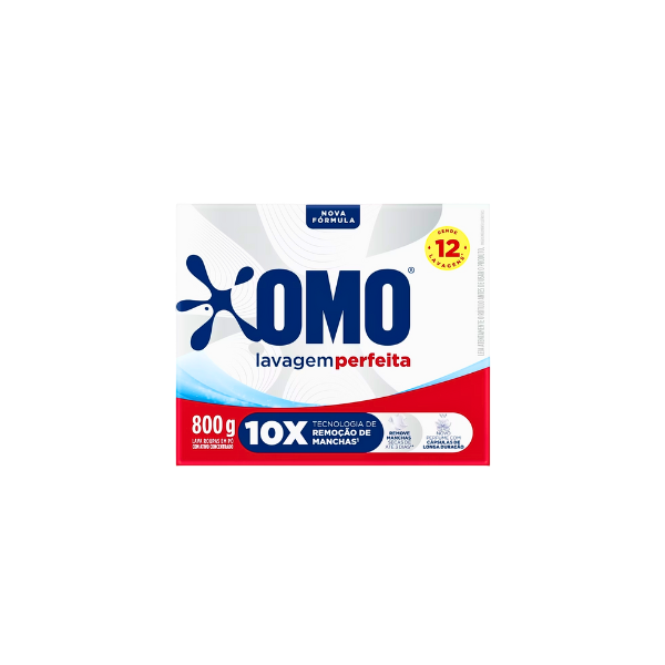Sabão em Pó Omo Lavagem Perfeita Cx 800g