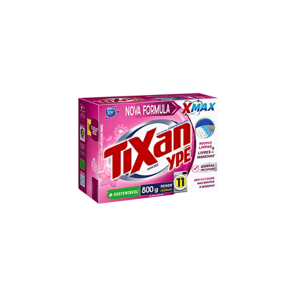Sabão em Pó Tixan Ypê Maciez Cx 800g