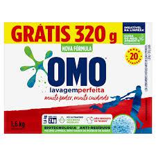 Sabão em Pó Cx Omo 1,6kg