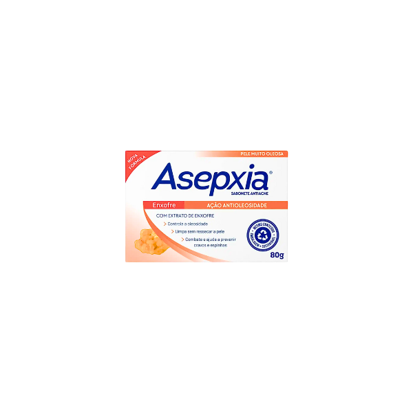 Sabonete em Barra Asepxia Enxofre 80g