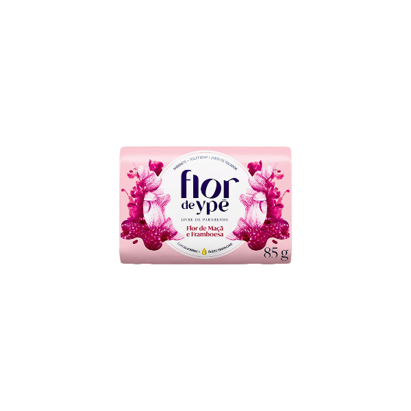 Sabonete em Barra Flor de Ypê Flor Maçã e Framboesa