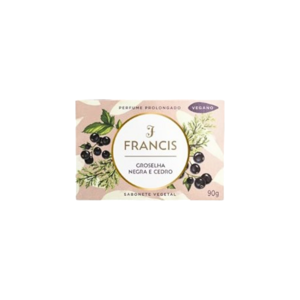 Sabonete em Barra Luxo Francis Groselha Negra e Cedro 90g