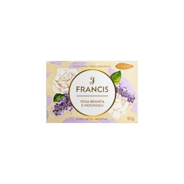 Sabonete em Barra Luxo Francis Rosa Branca e Patchouli 90g