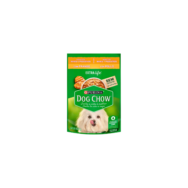 Sachê Dog Chow Adultos Minis e Pequenos Frango