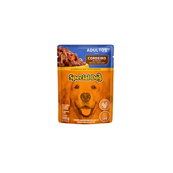 Sachê Special Dog Cordeiro ao Molho Adultos 100g