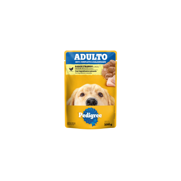 Sache para Cão Adulto Pedigree Frango ao Molho 100g