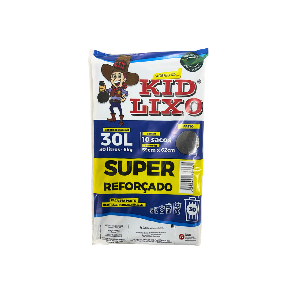 Saco Lixo Kid Lixo 30l