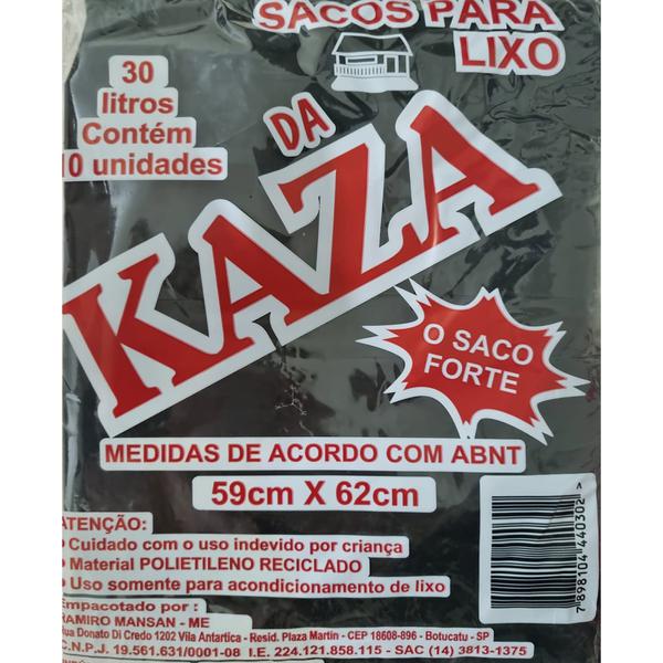 Saco Lixo Kaza 30l