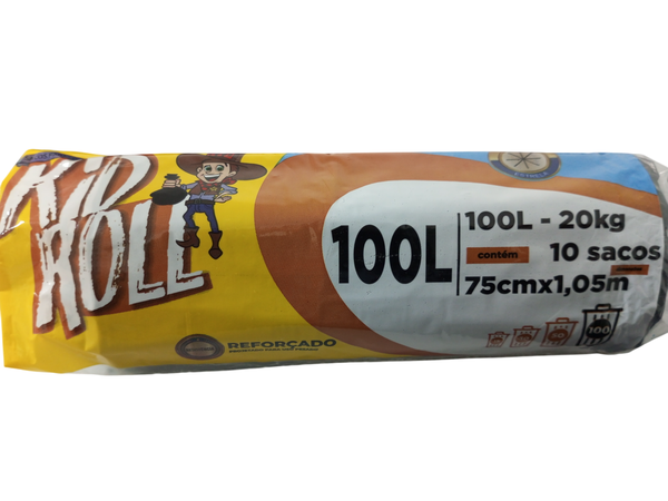 Saco Lixo Kid Lixo Roll 100l