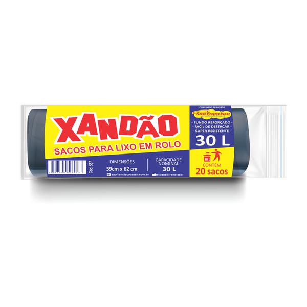 Saco Lixo Xandao 30l