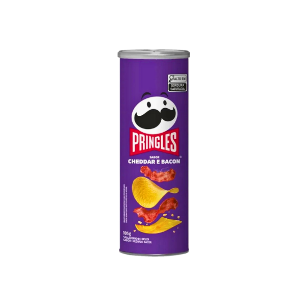Salgadinho Batata Pringles Cheddar e Bacon 104g