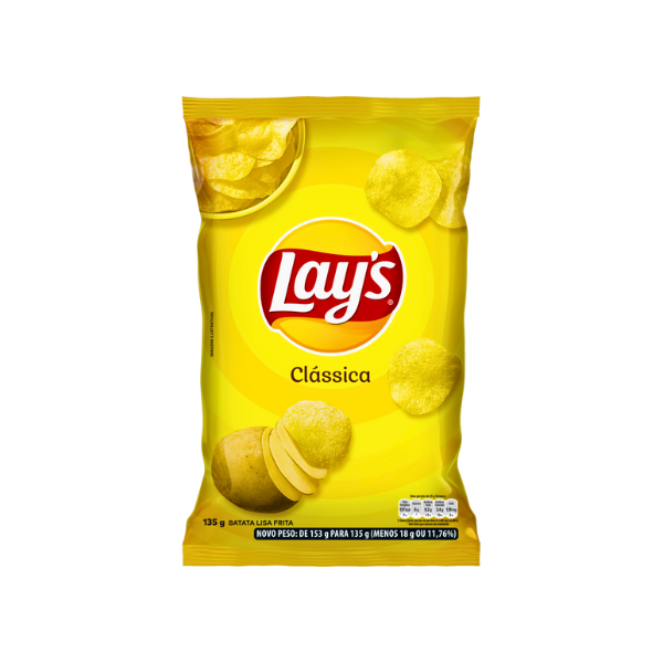 Salgadinho Batata Lays Clássica 115g