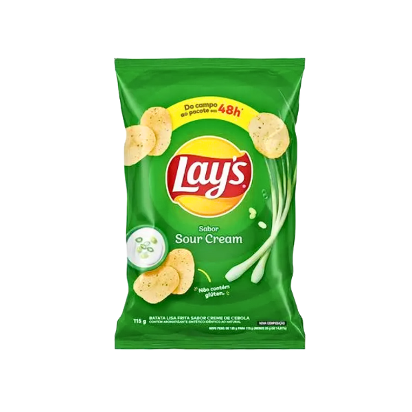 Salgadinho Batata Lays Sour Cream 115g