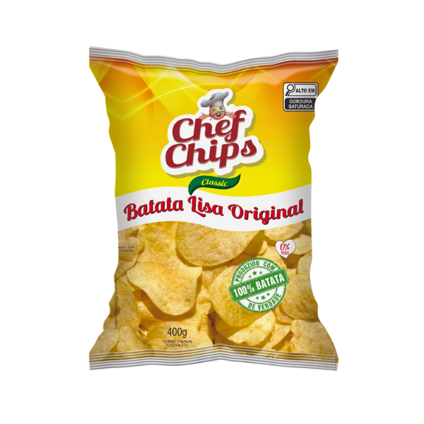 Salgadinho Batata Lisa Chef Chips 400g