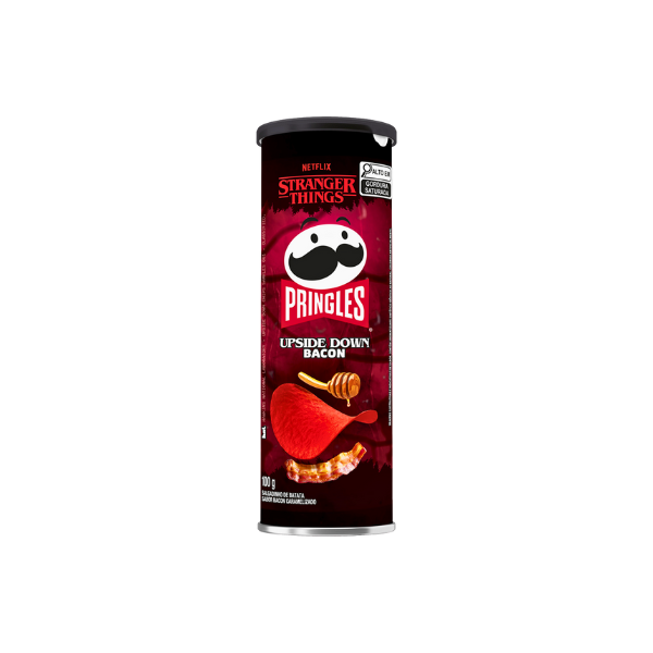 Salgadinho Batata Pringles Stranger Things Bacon Caramelizado 100g