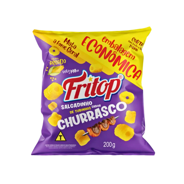 Salgadinho Fritop Churrasco 200g