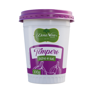 Temp Alho / Sal Pt Dona Nena 300g