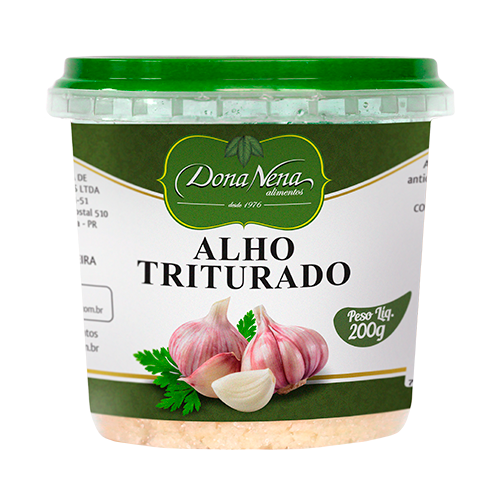 Temp Alho Triturado Dona Nena 200g