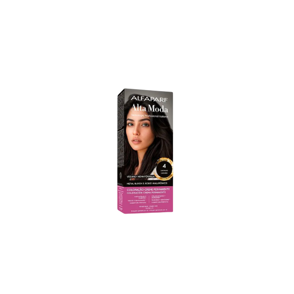 Tinta para Cabelo Alta Moda Alfaparf 4 Castanho 150g