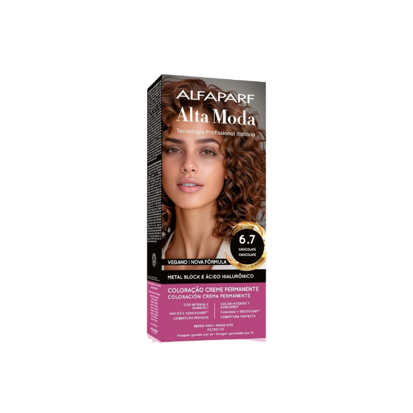 Tinta para Cabelo Alta Moda Alfaparf 6.7 Chocolate 150g