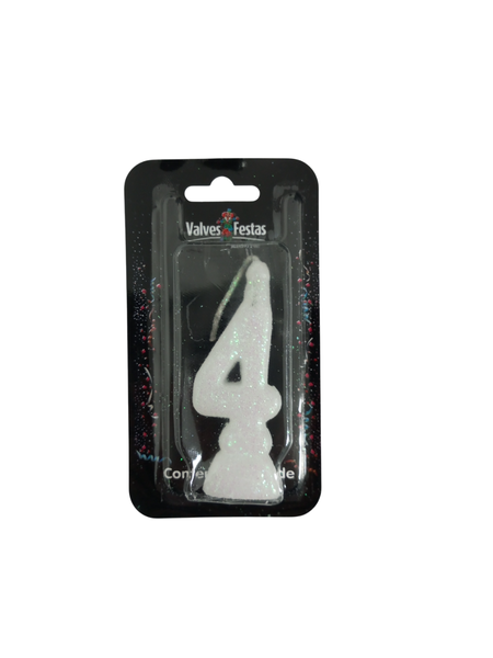 Vela Aniversario Valves Festas N°4