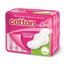 ABSORVENTE COTTON LINE SUAVE ABAS C.8