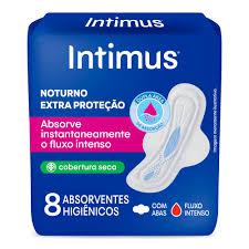 ABSORVENTE INTIMUS NOTURNO SECA ABAS C.8